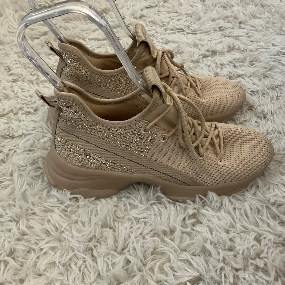 Madden Girl Shimmerr Sneakers‎ - Tan - Size 10